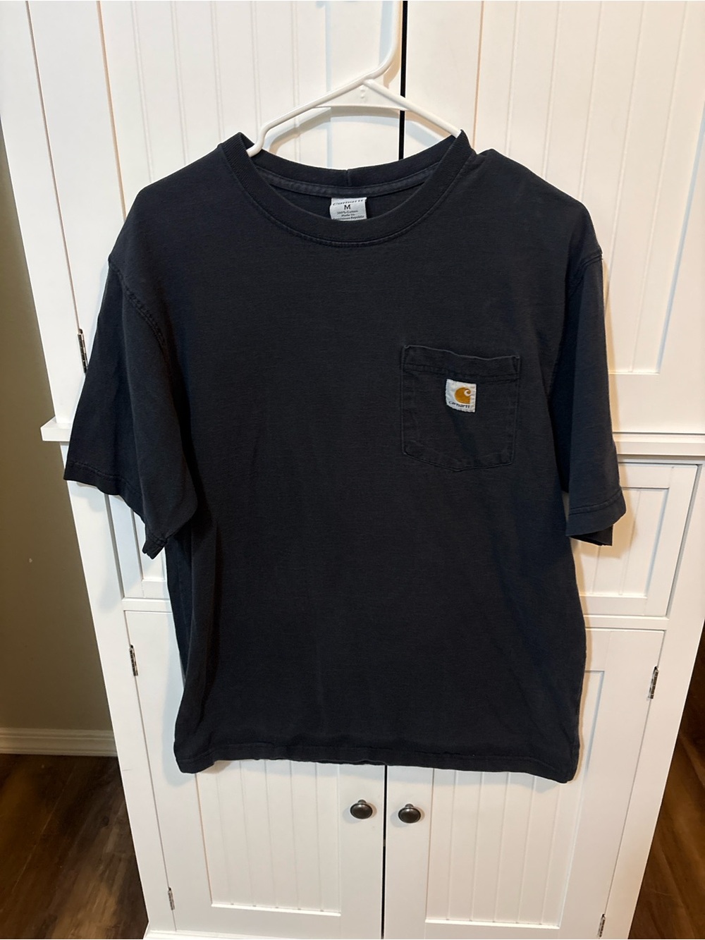 Carhartt Men’s Black T Shirt Large Workwear Streetwear Tee Workwear